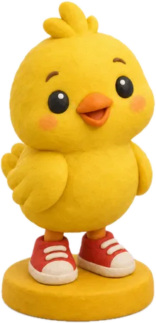 Anak ayam clay