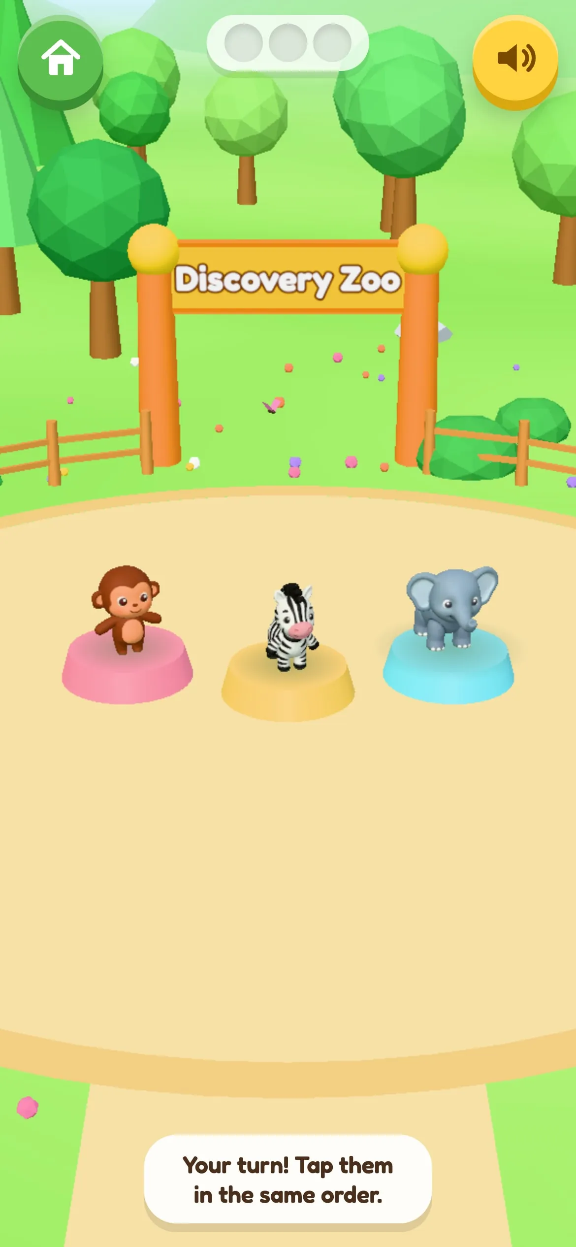 Zoo Parade: monyet, zebra, dan gajah di atas podium warna-warni